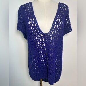 VTG 80s Knit V-Neck Shirt